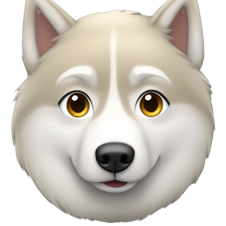 light haired husky emoji