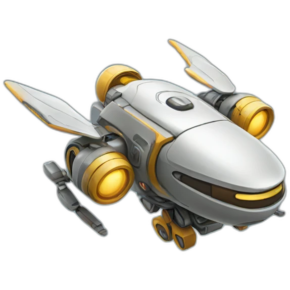 flying robot emoji