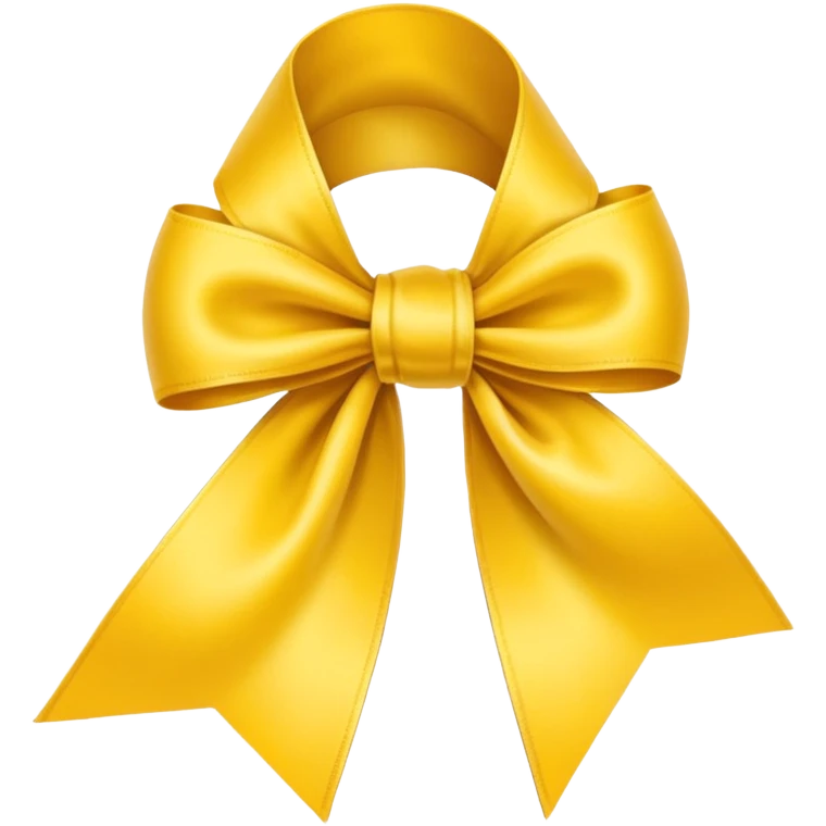 Sarı kurdele  emoji