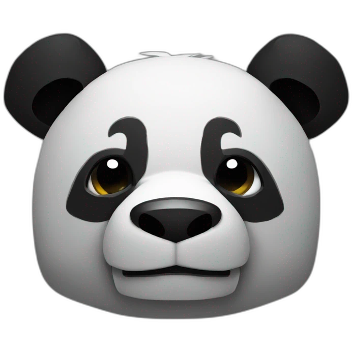 Panda in Minecraft emoji