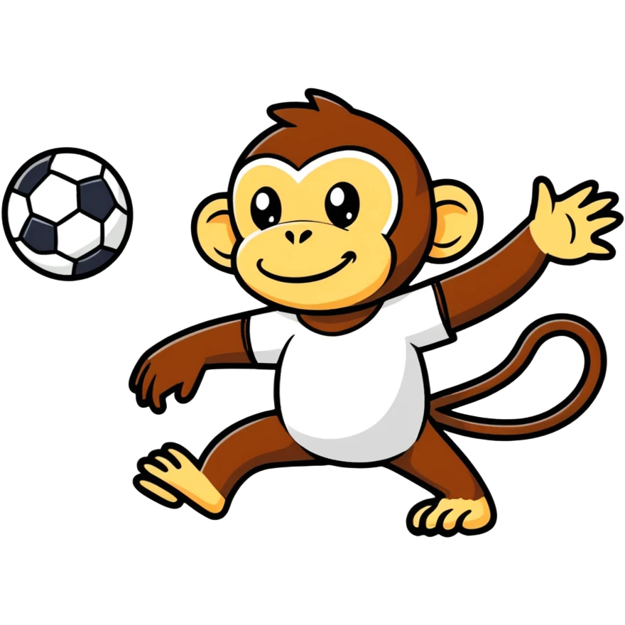  monkey football emoji