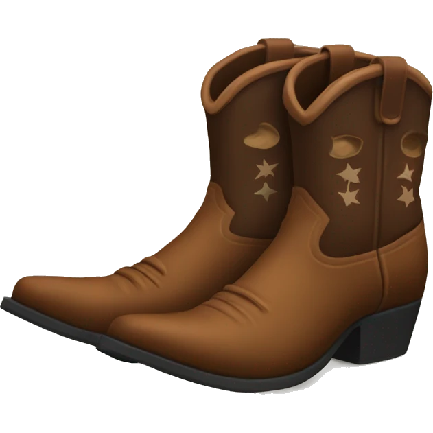 Cowboy boots emoji