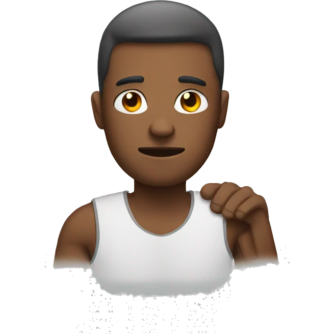 Man with broken arm emoji