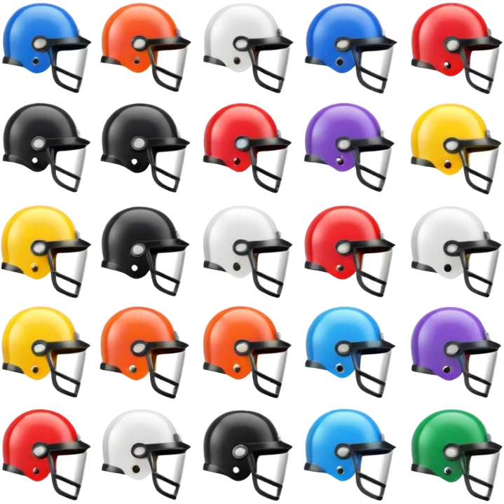mini helmets emoji