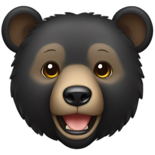 Taiwan black bear emoji