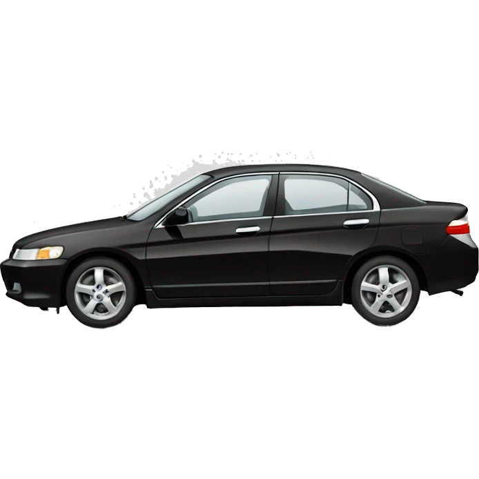 Honda accord car black 1999 year emoji