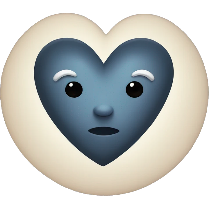 Moon heart emoji