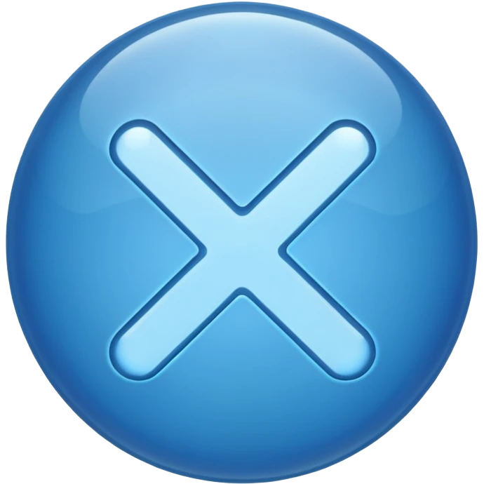 Black checkmark in blue bubble emoji