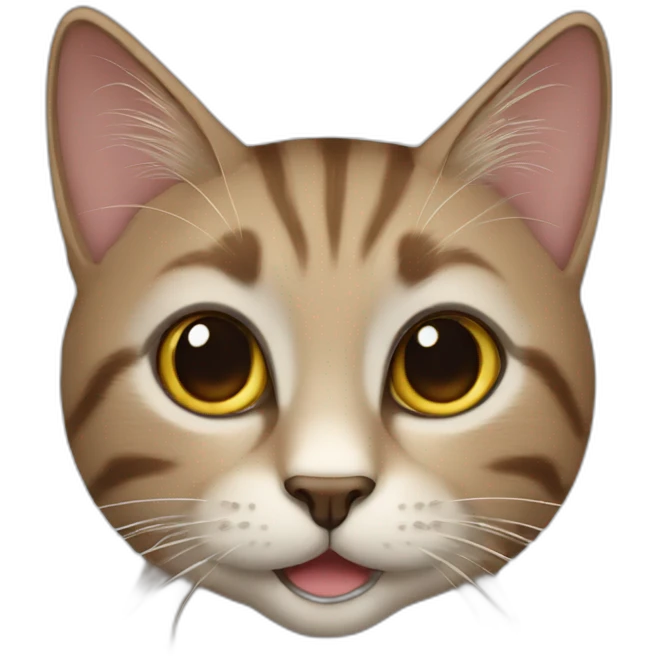 Kleine braune Katze emoji