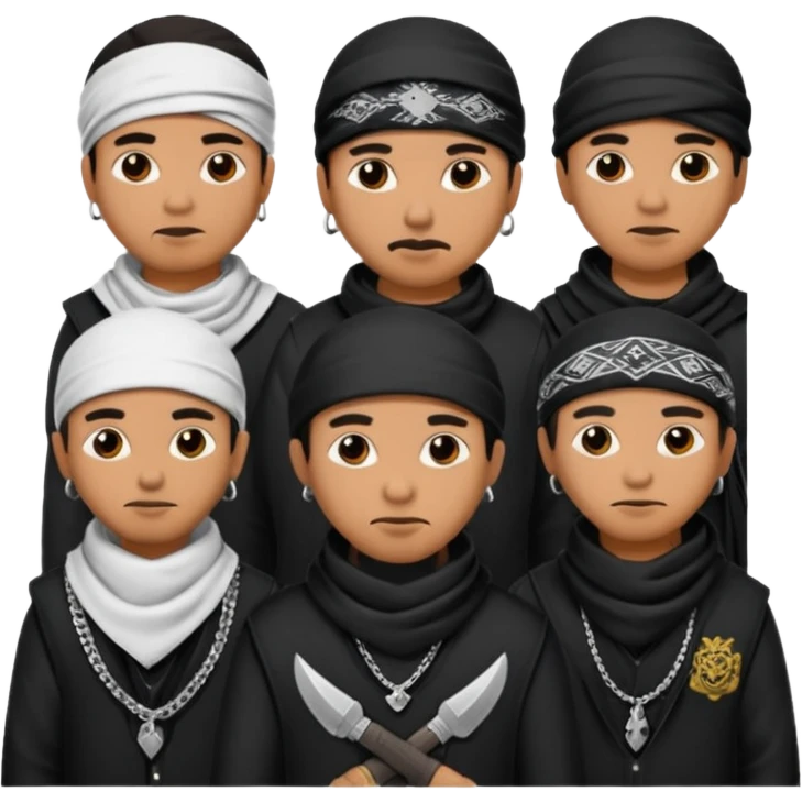 Urban Mexican￼ gang emoji