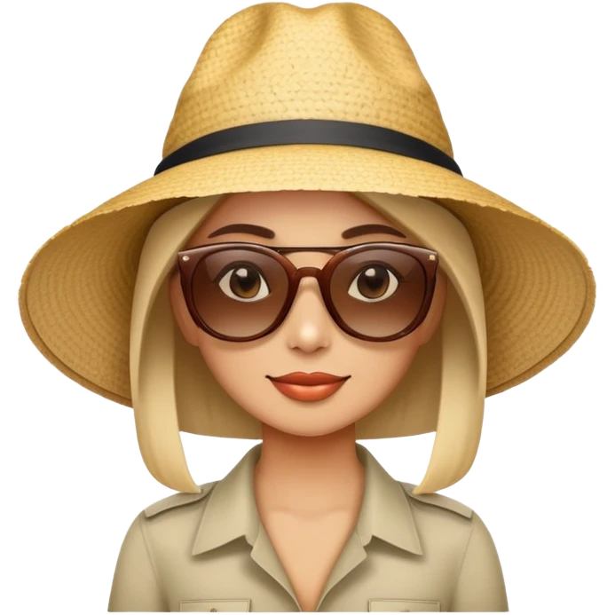Female manager on holiday in Thailand  emoji