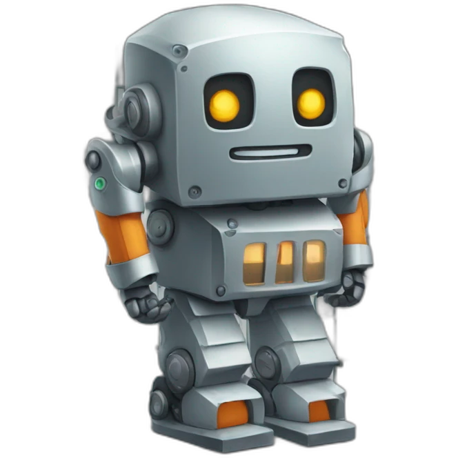 robot in prison emoji