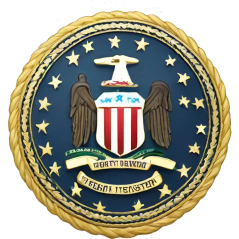 Federal bureau of investigations badge emoji