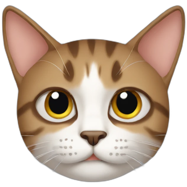 gato sin orejas emoji