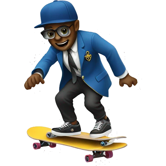 Freemason skateboarding emoji