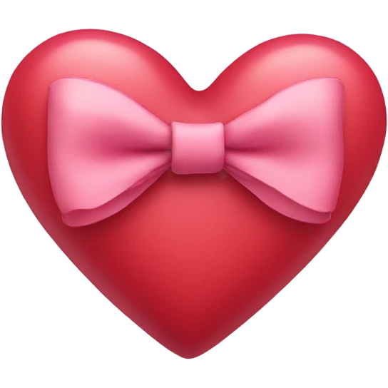 a heart with a bow emoji