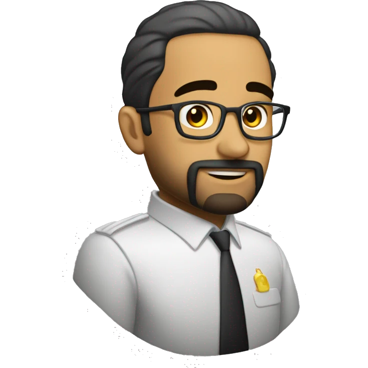 quiero un emji seri y atractivo un señor una onda emoji