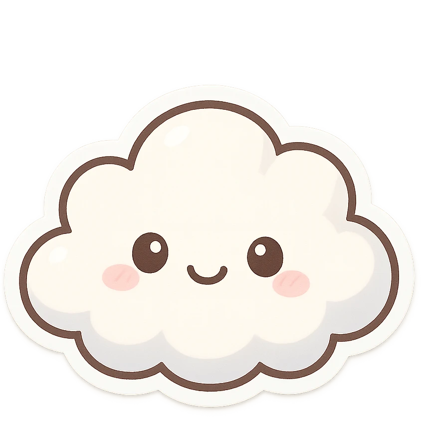 Cloud emoji
