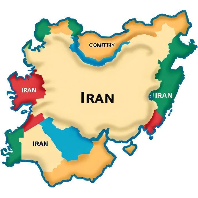 iran country map emoji