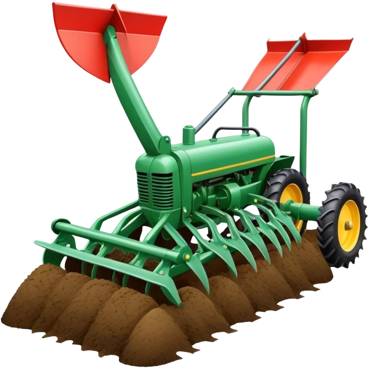 plough for tilling the fields emoji