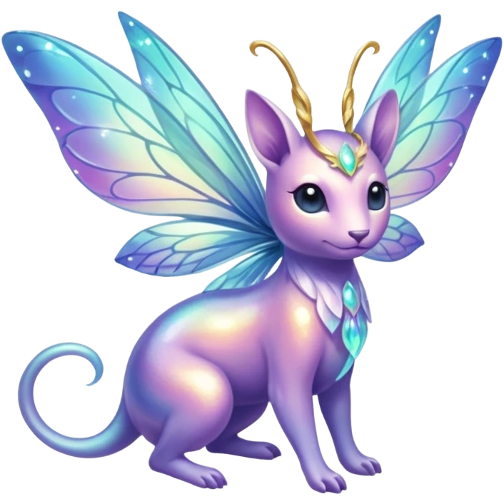 ethereal divine Fairy-type Fakémon-animal-creature emoji