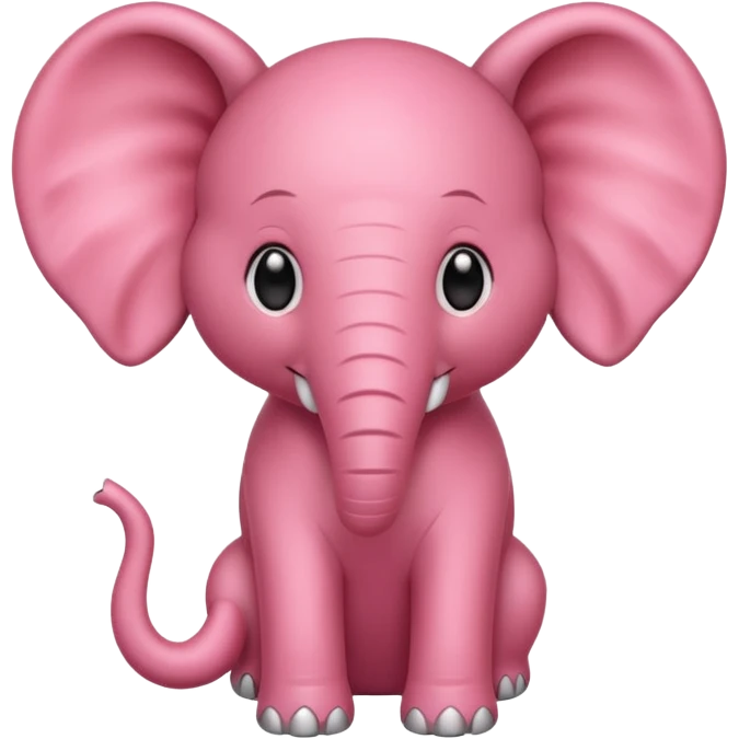 Strawberry elephant emoji