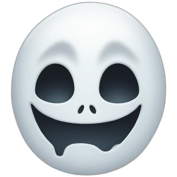 Ghost face emoji