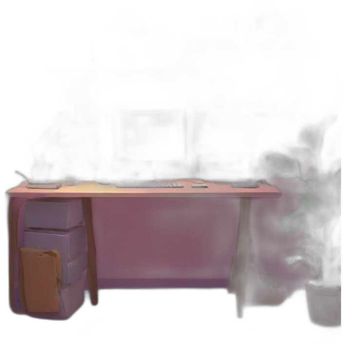 aesthetic desk chill vibe lofi mood emoji
