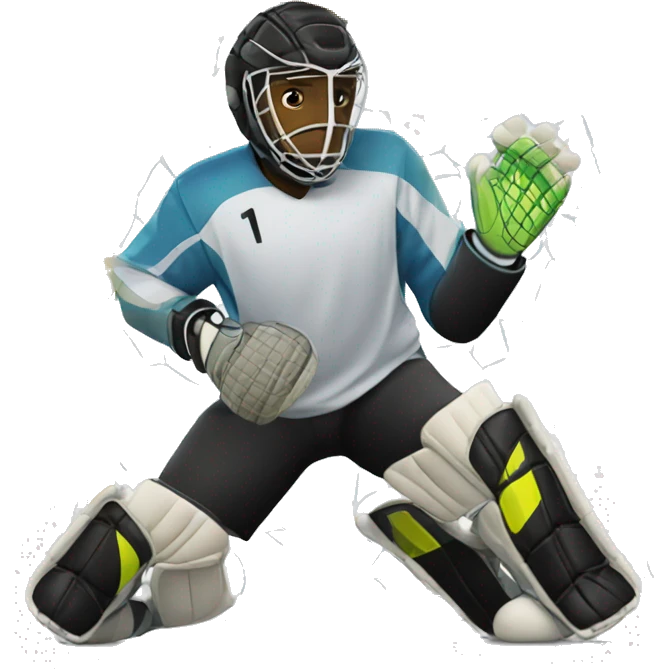 goalkeeper in goal emoji