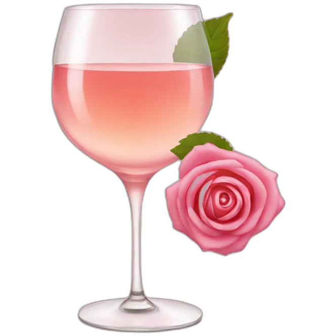 rosé emoji