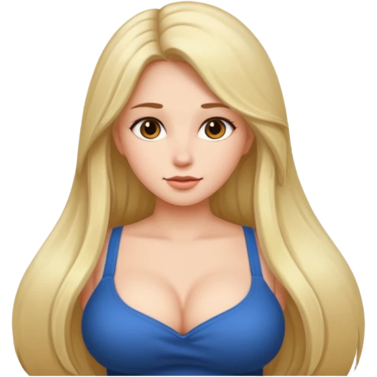 Big booby girl emoji