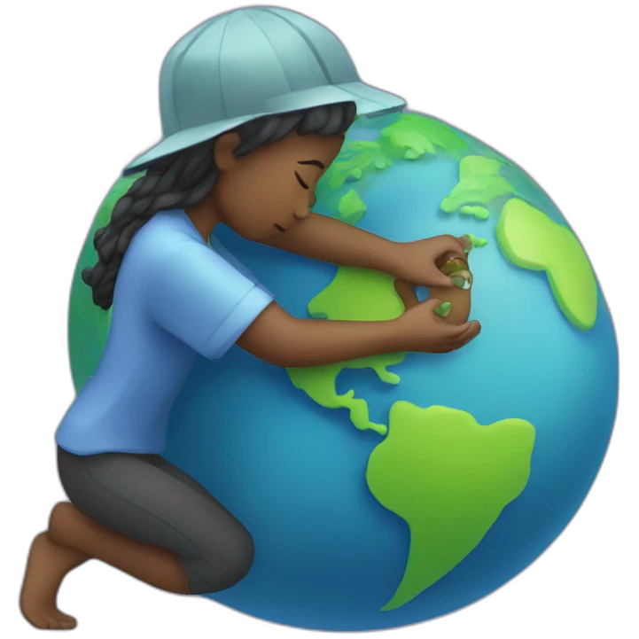 taking care of planet earth emoji