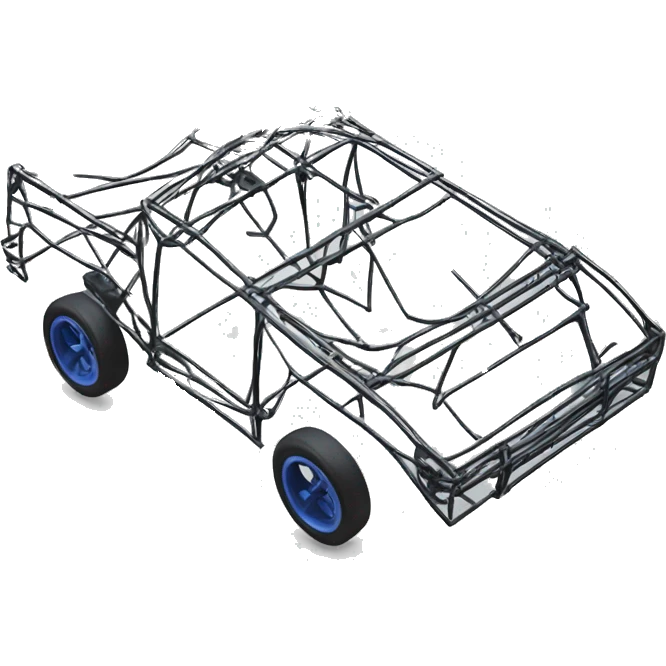 Wire frame rc car trigger emoji