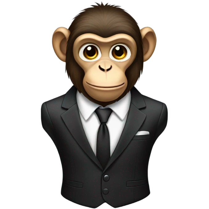 monkey suit and tie emoji