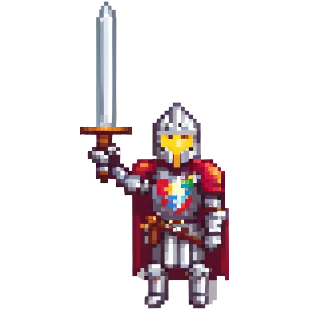 fantasy knight celebrating victory emoji