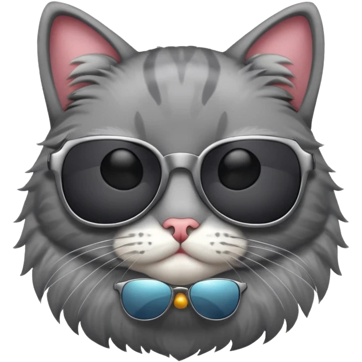 Cat wearing sunglasses emoji