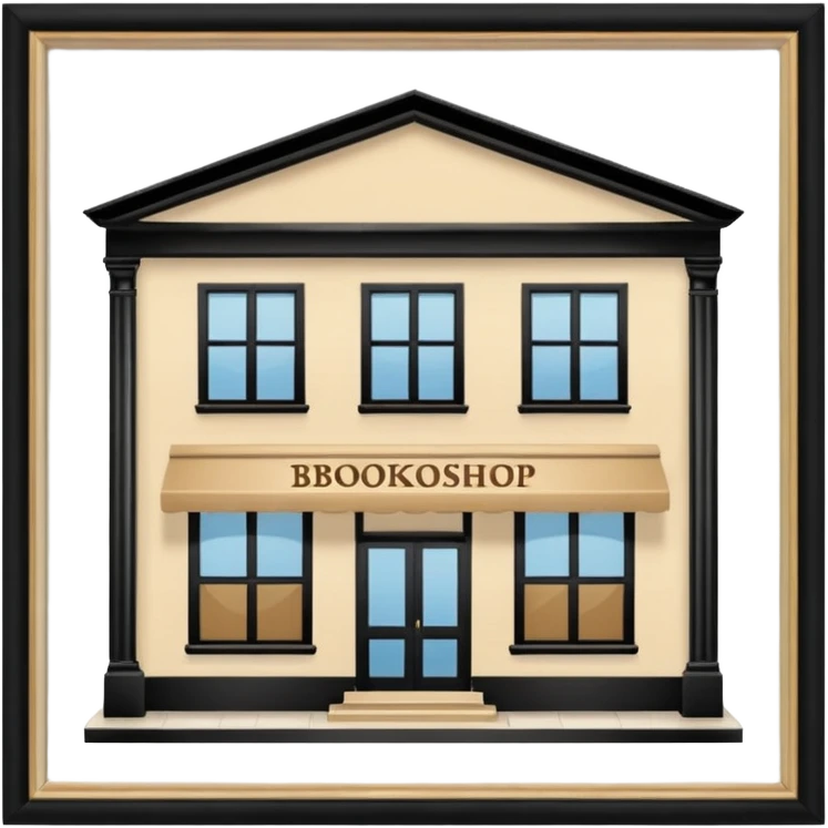 Beige bookshop emoji