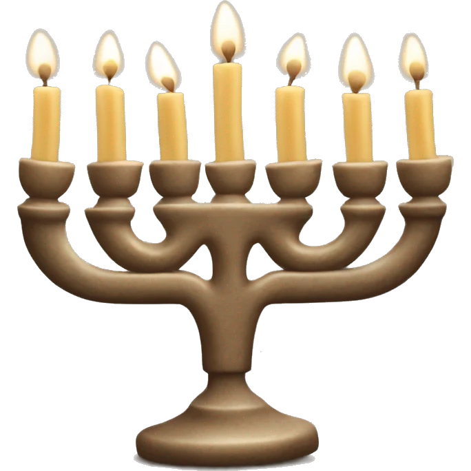 jewish menorah emoji