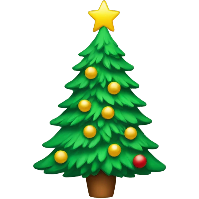 Christmas tree emoji