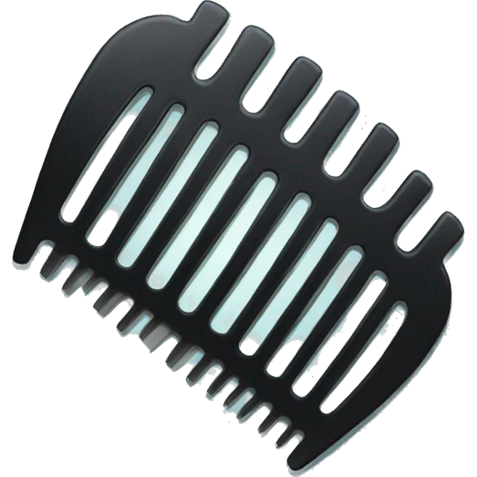 Hair comb  emoji