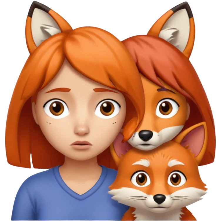Make Dora and Swiper the fox crying emoji