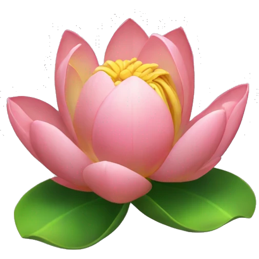 Flor de loto emoji