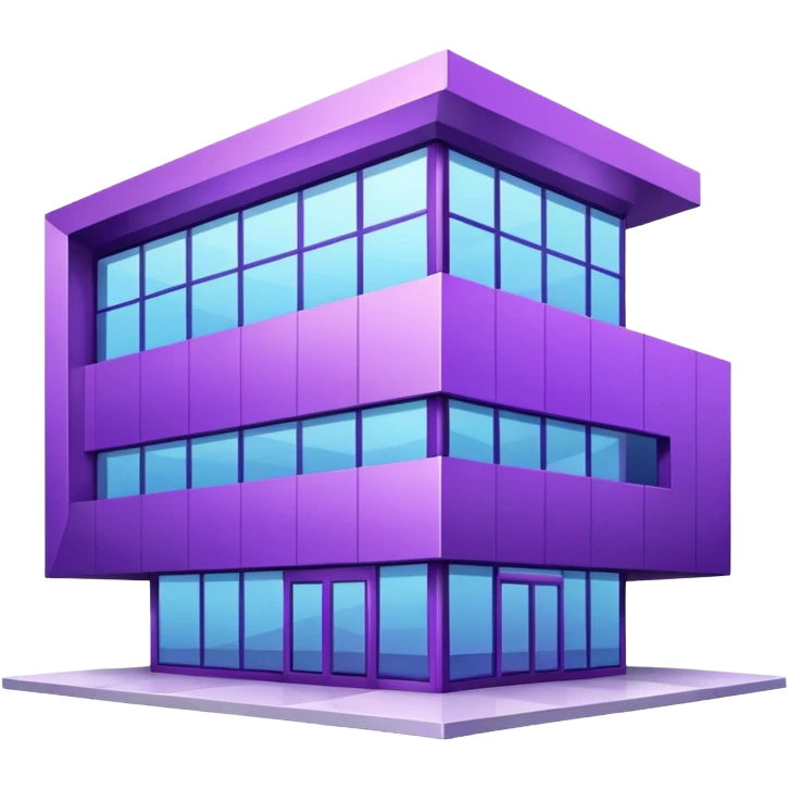 purple pickup point building emoji