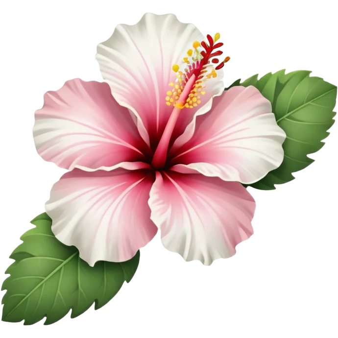 Ibisco bianco emoji