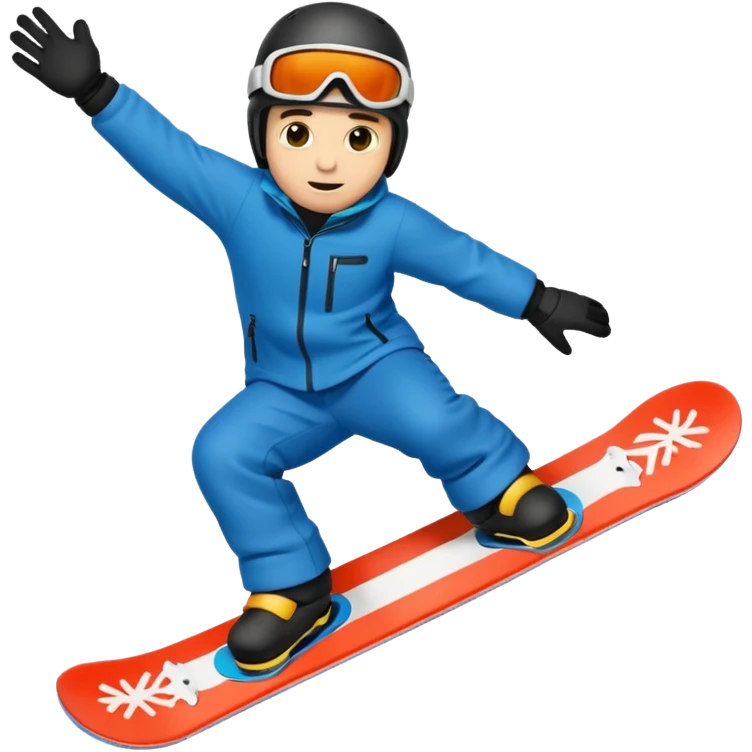 snowboard men emoji