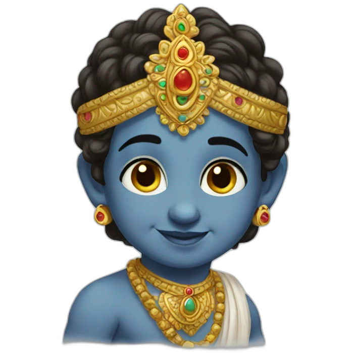 Little Krishna emoji
