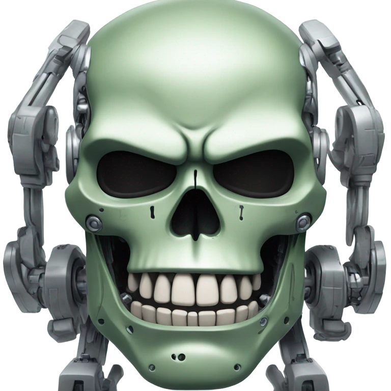 Robot Ghost Hulk Terminator Face emoji