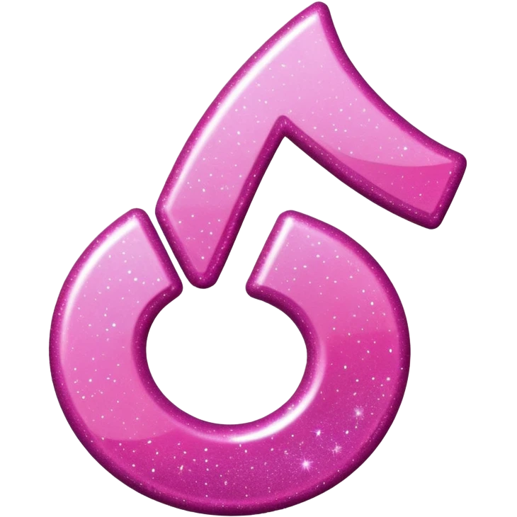 glitter pink symbol TikTok emoji