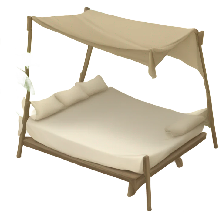 beach bed emoji