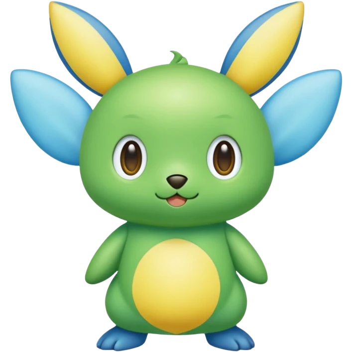 Petilil-Palpitoad-Minun-fusion (full body) emoji